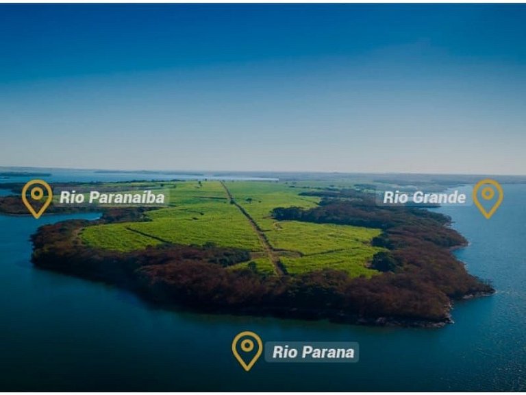 Px Rio Paraná, com caiaque, café da manhã incluso.