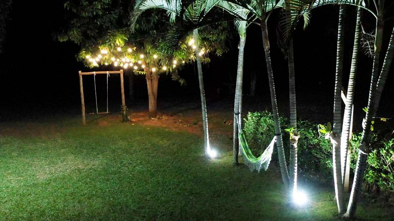 Rancho à Beira do Rio- Piscina e Acesso para Embarcações