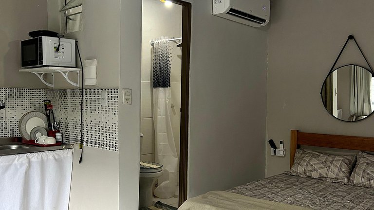 kitnet completa belém, apartamento compacto belém, curta tem
