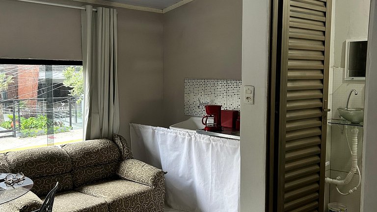 kitnet completa belém, apartamento compacto belém, curta tem