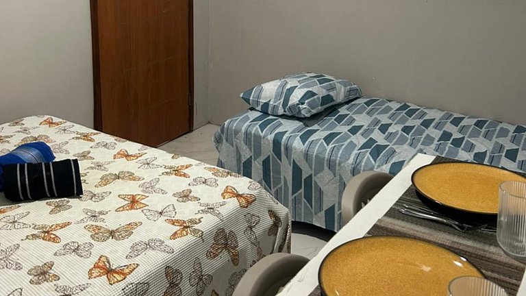 Kitnet Completa em Belém com Ar, Wi-Fi Rápido e TV