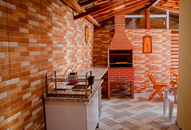 Chalé no Catarina Home Club para até 6 pessoas