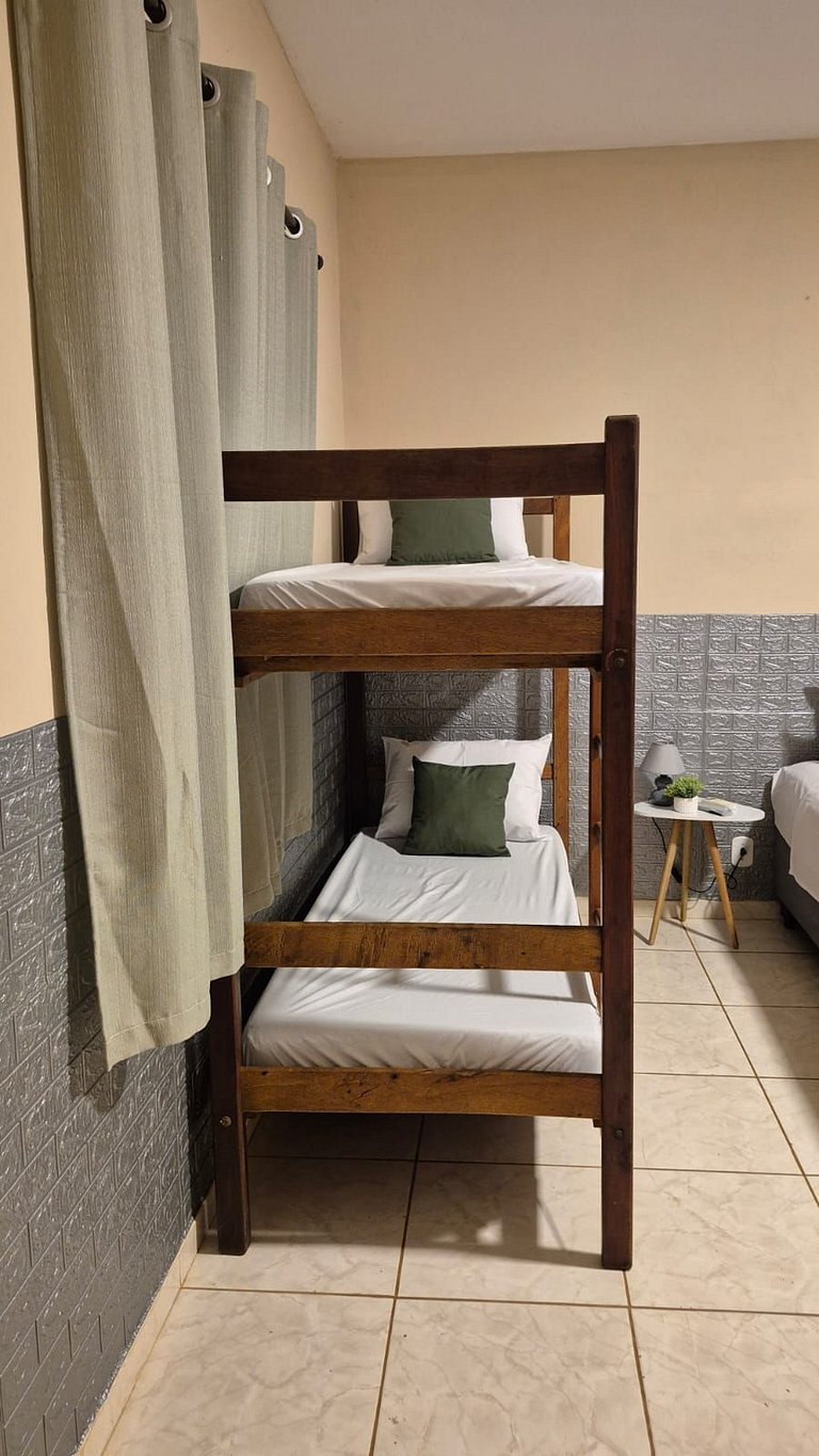 Quarto Suite Completa muito conforto com lazer.