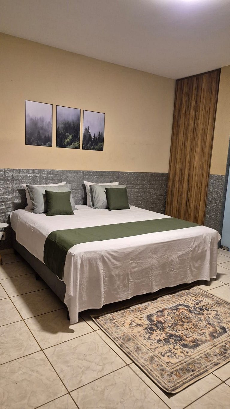 Quarto Suite Completa muito conforto com lazer.