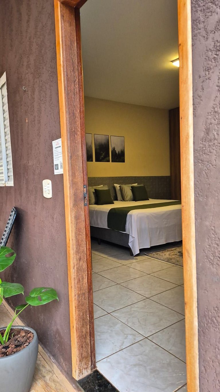 Quarto Suite Completa muito conforto com lazer.