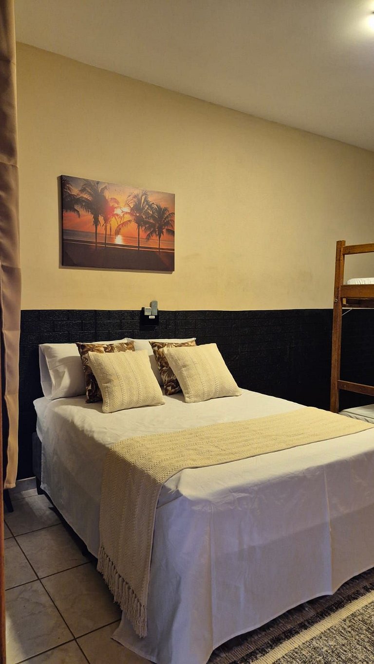 Quarto Suite Completa muito conforto com lazer.