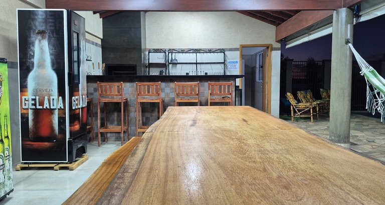 Rancho| Vista para o Rio + Piscina Aquecida | Px ao Clube