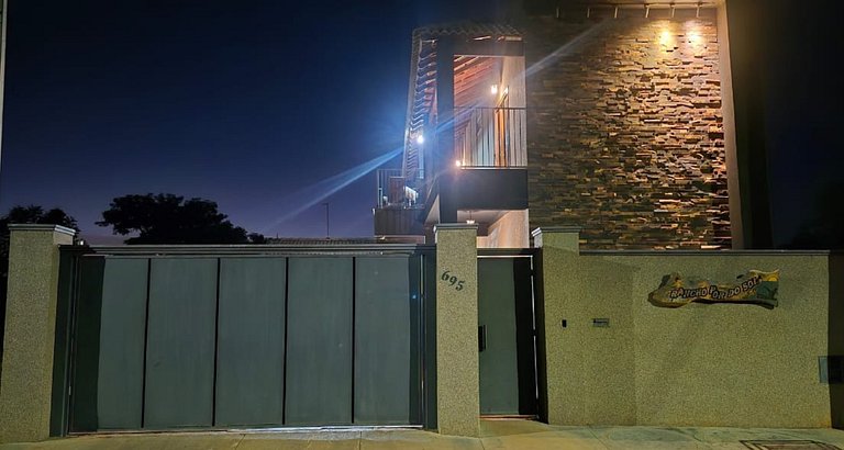 Rancho| Vista para o Rio + Piscina Aquecida | Px ao Clube