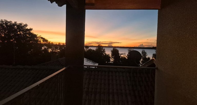 Rancho| Vista para o Rio + Piscina Aquecida | Px ao Clube