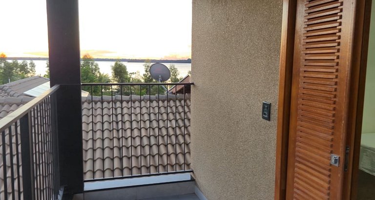Vista para o Rio + Piscina Aquecida | Px ao Clube