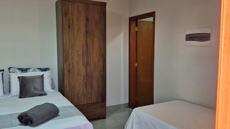 Rancho| Vista para o Rio + Piscina Aquecida | Px ao Clube