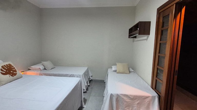 Rancho| Vista para o Rio + Piscina Aquecida | Px ao Clube