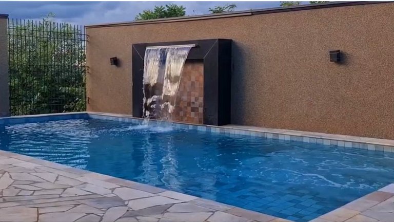 Rancho| Vista para o Rio + Piscina Aquecida | Px ao Clube