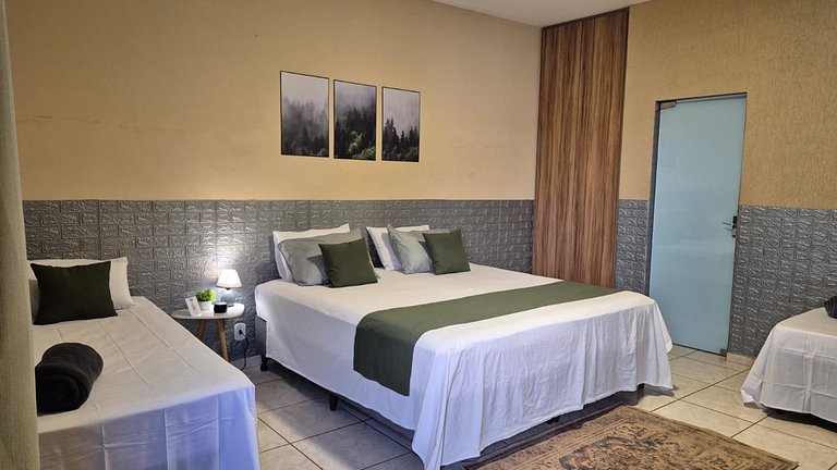 Suite Completa muito conforto com lazer e café da manhã