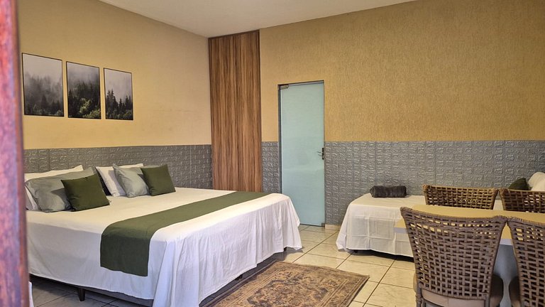 Suite Completa muito conforto com lazer e café da manhã