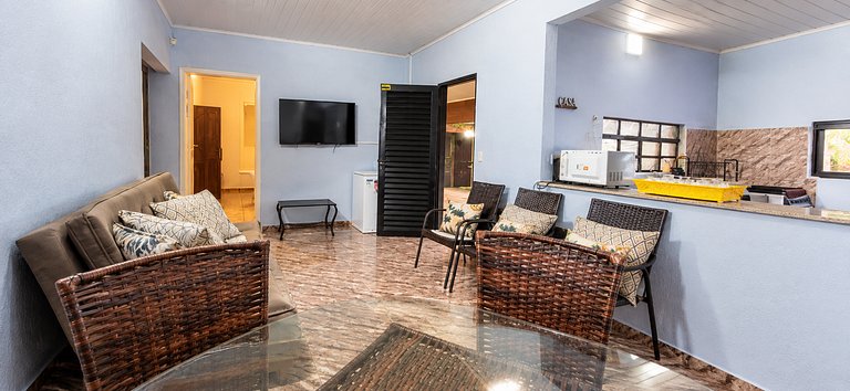 Rancho à Beira do Rio Paraná | Piscina e Natureza