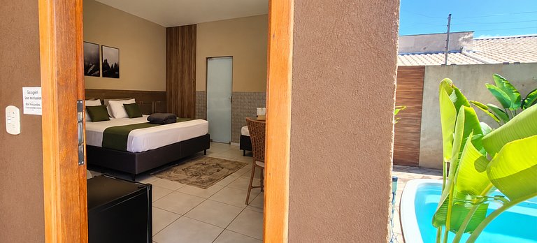 Suite Completa muito conforto com lazer e café da manhã