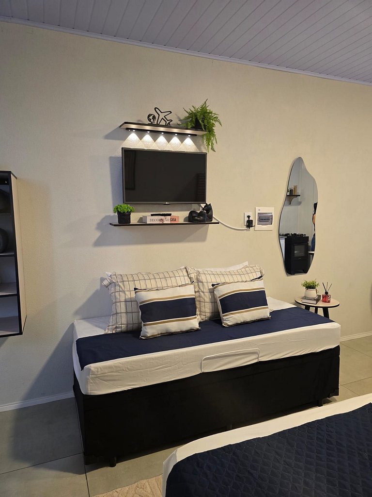 Studio 12 min  Aer Viracopos l Ar condicionado l Completo